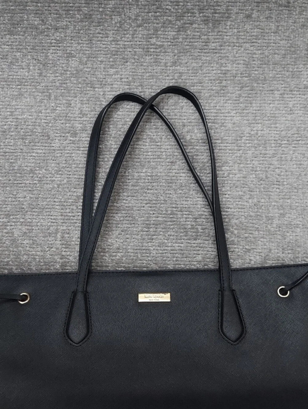 Kate Spade Ari Laurel Way Tote Bag Black Leather